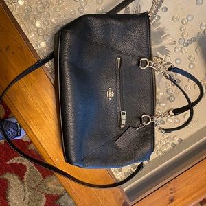 Coach EUC Black purse with shoulder sling